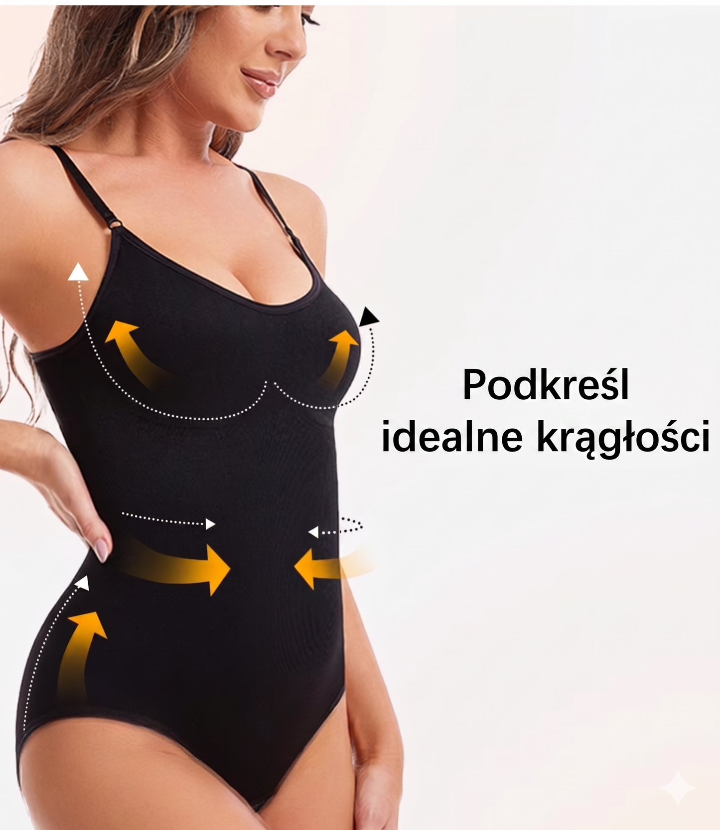 SlimShape™ Body Bezszwowe Modelujące Brzuch i Pośladki One Piece