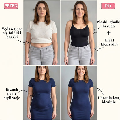 SlimShape™ Body Bezszwowe Modelujące Brzuch i Pośladki One Piece