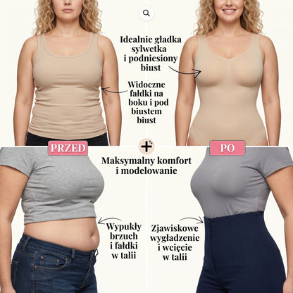 SlimShape™ Body Bezszwowe Modelujące Brzuch i Pośladki One Piece